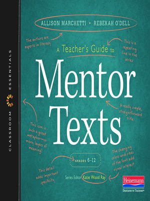 cover image of A Teacher's Guide to Mentor Texts, 6-12